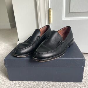 J. Crew black leather sole slip-on loafers, size 10 men’s